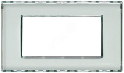 Рамка прямоугольная 4 мод Bticino Living Light Kristall Bticino Living Light LND4804KR