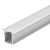 Профиль с экраном ALU-WIDE-F-H28-2000 ANOD+FROST прямоугольный Arlight Arlight  014871Arlight