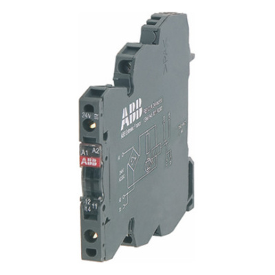 Реле RB111AR , 1НО контакт, 10мА-6А, катушка 24VAC/DC, винт.зажимы, с защитой контактов ABB ABB  1SNA645018R0300