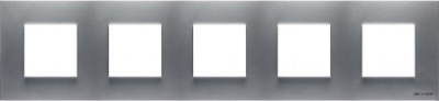 Рамка 5-постовая 2+2+2+2+2 мод ABB NIE Zenit Серебряный N2275 PL ABB Zenit 2CLA227500N1301