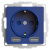 SE AtlasDesign Розетка c 2 USB Аквамаринин 16А A+A 5В/24А 2х5В/12А механизм Systeme Electric AtlasDesign ATN001130