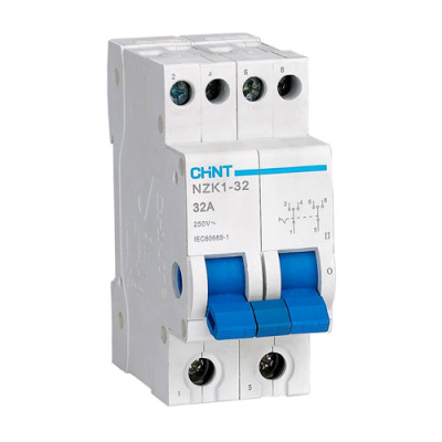 Модульный переключатель NZK1-32 2P 32А 3 положения CHINT CHINT NZK1 643001CHINT