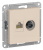 Розетка двойная комп+TV RJ45+TV кат.5E механизм Schneider Electric AtlasDesign Бежевый Systeme Electric AtlasDesign ATN000289