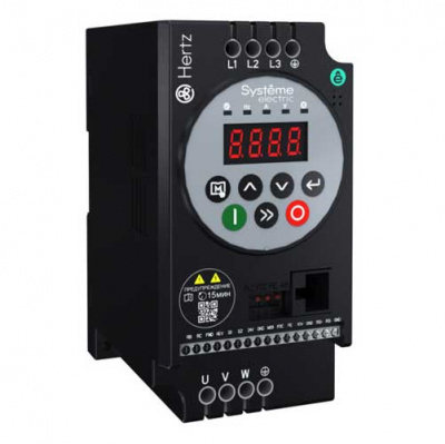 Systeme Electric Преобразователь частоты STV050 Hertz 2,2 кВт 220В ЭМС С3 + LED панель оператора Systeme Electric STV050 STV050U22M2