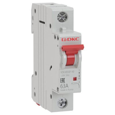 Выключатель-разъединитель модульный 1P 40А DKC YON MD63P DKC YON MD63P MD63P-140