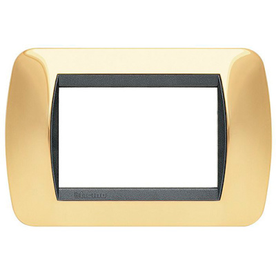 Накладка на 3 модуля, Натуральное Золото Bticino Bticino  L4803OR