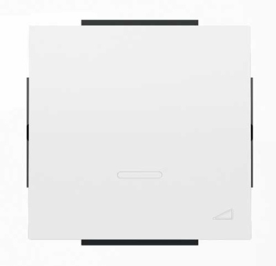 Накладка светорегулятора клавишного ABB NIE Sky Альпийский белый 8560.1 BL ABB Sky 2CLA856010A1101