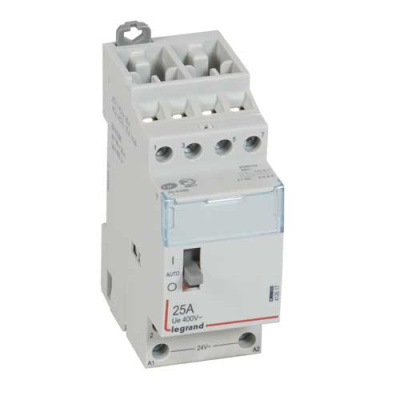 Контактор 24V 4НО 25A руч.упр. Legrand CX3 Legrand  412517