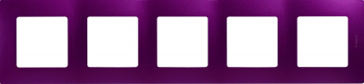 Рамка 5-постовая Legrand Etika Cливовый Legrand Etika 672565