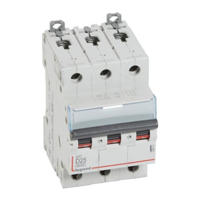 Автоматический выключатель 3P 25 A D 6kA Legrand DX3 Legrand DX3 408091