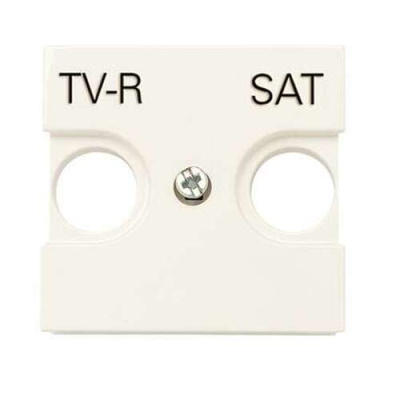 Накладка TV-FM-SAT розетки 2 мод ABB NIE Zenit Шампань N2250.1 CV ABB Zenit 2CLA225010N1901