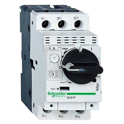 Автоматический выключатель с регулир. тепловой защитой 2,5-4A Schneider Electric GВ Schneider Electric  GV2P08