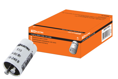 Стартер S10 4-80Вт 220-240В алюм. контакты TDM TDM ELECTRIC  SQ0351-0020