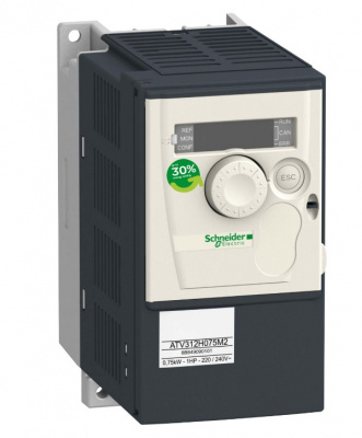 Преобразователь частоты 0.55КВТ 240В 1Ф Schneider Electric ATV312 Schneider Electric  ATV312H055M2