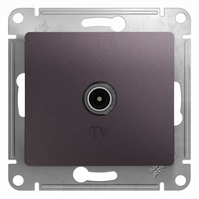 Розетка TV механизм Systeme Electric Glossa Сиреневый туман Systeme Electric Glossa GSL001493