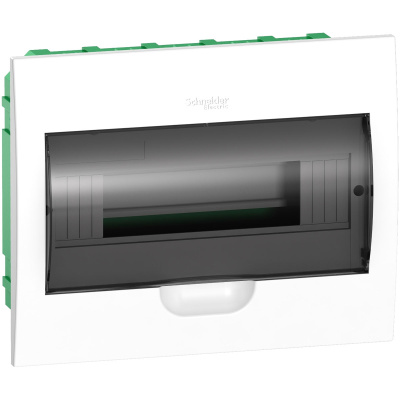 Бокс пластиковый встраиваемый с прозрачной дверью 1ряд/12мод Schneider Electric Easy9 Systeme Electric  EZ9E112S2FRU