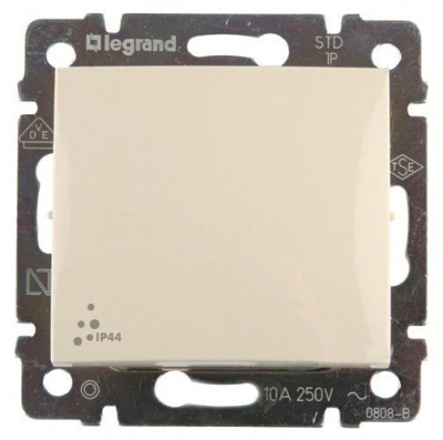 Переключатель 1-клавишный на 2 направления 10A IP44 Legrand Valena Слоновая кость Legrand Valena 774106