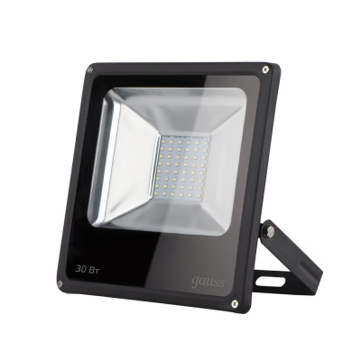 Прожектор светодиодный LED 30W IP65 6500К Черный Gauss  Gauss  613100330