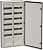 TITAN 5 Корпус металлический ЩРн-168 (2х84) 1085х570х140 IP54 сер IEK