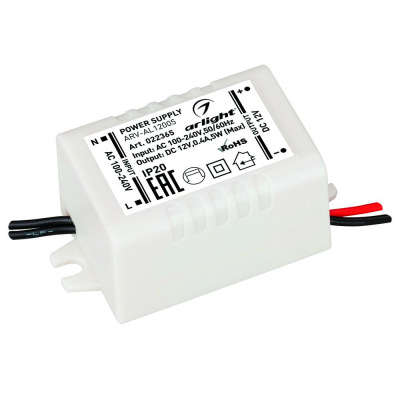 Блок питания ARV-AL12005 12V, 0.42A, 5W Arlight Arlight ARV-AL 022365Arlight
