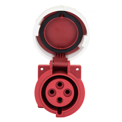 Розетка стационарная внутренняя 3142 3P+PE 16A 380В IP67 EKF PROxima EKF  ps-3142-16-380