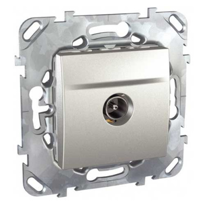 Розетка TV единственная Schneider Electric Unica Top Алюминий Schneider Electric Unica Top MGU5.462.30ZD