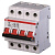 Рубильник модульный 4P 100A ABB E204/100g
