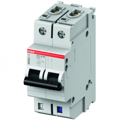 Автоматический выключатель 1P 1,6A (K) 10kA ABB S401M ABB S400M 2CCS571103R8257