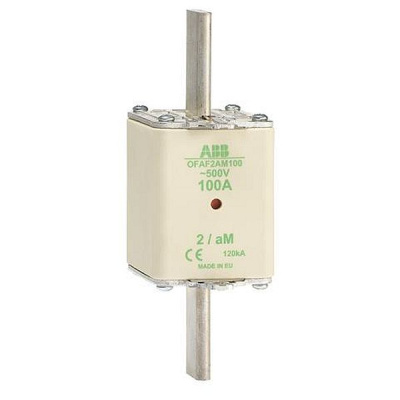 Предохранитель OFAF2aM50 50A тип аМ размер2, до 500В ABB ABB  1SCA022697R8380