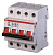 Рубильник модульный 4P 80A ABB E204/80g