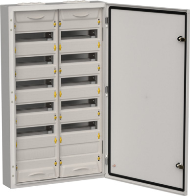 TITAN 5 Корпус металлический ЩРн-144 (2х72) 960х570х140 IP54 сер IEK IEK TITAN 5 TI5-50-N-2X072-54-7035