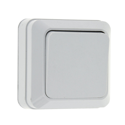 Выключатель 1-клавишный 10A EKF PROxima Рим Белый EKF Рим ENV10-021-10