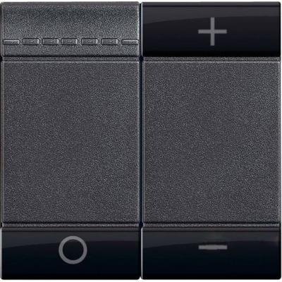 Светорегулятор нажимной для л/л с ЭПРА 600 Вт 1-10 В Bticino Living Light Антрацит Bticino Living Light L4410N