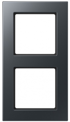 Рамка 2-постовая Jung A 550 Антрацит Jung A серия A5582BFANM