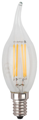 Лампа светодиодная филаментная свеча на ветру E14 170-265В 7Вт 4000К ЭРА ЭРА F-LED F-LED BXS-7W-840-E14