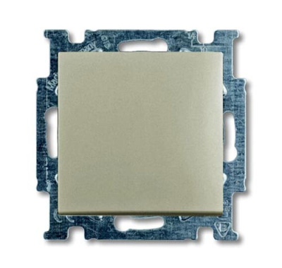 Выключатель 1-клавишный ABB BJB Basic55 Шампань ABB Basic 55 2CKA001012A2164