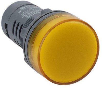 Systeme Electric Лампа сигнальная SB7 моноблочная 22мм желтая LED 230В АС Systeme Electric SB7 SB7EV08MP