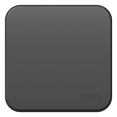 Выключатель 1-клавишный накладного монтажа (cхема 1) с изолирующей пластиной 10A 250B Systeme Electric Blanca Антрацит Systeme Electric Blanca BLNVA101016