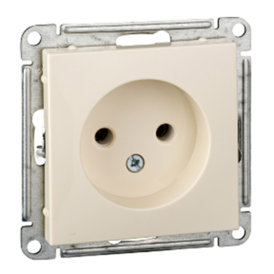 W59 Розетка без заземления без шторок, 16А, механизм, слоновая кость Schneider Electric Systeme Electric  RS16-153-2-86