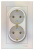 Розетка двойная с заземлением 16A в сборе Schneider Electric AtlasDesign Жемчуг Systeme Electric AtlasDesign ATN000424