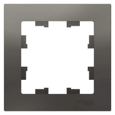 Рамка 1-постовая Schneider Electric AtlasDesign Сталь Systeme Electric AtlasDesign ATN000901