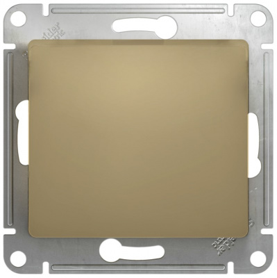 Выключатель 1-клавишный 10A (схема 1) Systeme Electric Glossa Титан Systeme Electric Glossa GSL000411