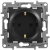 Розетка 2К+З немецкий стандарт винтовые зажимы 16 A 250 В~ Legrand Etika Антрацит Legrand Etika 672621