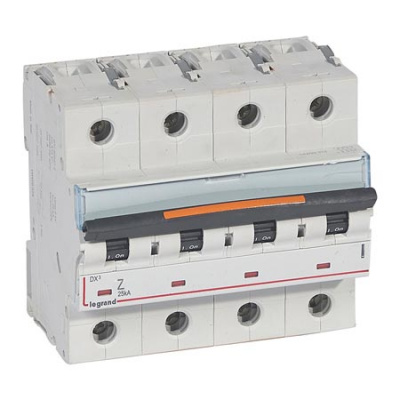 Автоматический выключатель 4P 25 A Z 25kA Legrand DX3 Legrand DX3 409937
