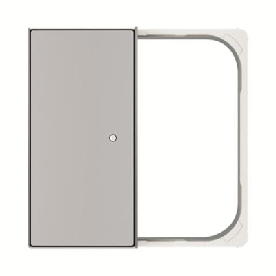 Клавиша двойная free@home, серебристая ABB Sky SR-2-85PL ABB  2CLA852640A1301