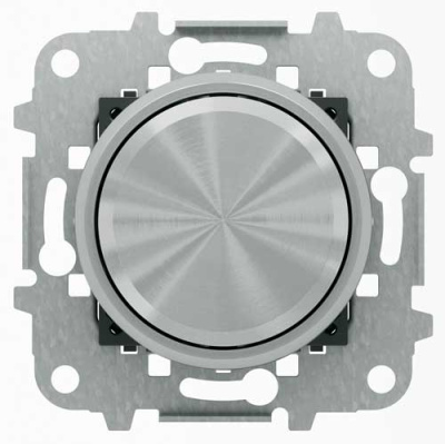 Светорегулятор поворотно-нажимной для LED 2-100 Вт / кольцо ABB NIE Skymoon Хром 8660.2 CR ABB Skymoon 2CLA866020A1401
