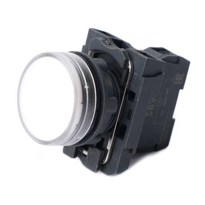 Systeme Electric Лампа сигнальная SB5 в сборе модульная 22 мм белая 24В DC Systeme Electric  SB5AVB1