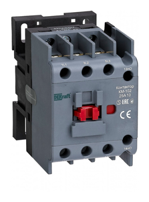 DEKraft КМ-102 Контактор 25А 400В_АС АС3_ АС4 1НО+1НЗ DEKraft КМ-102 21923DEK