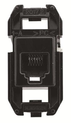 Механизм Разъем телефонная RJ12 6 контактов ABB NIE ABB Zenit 2CLA201720A1001