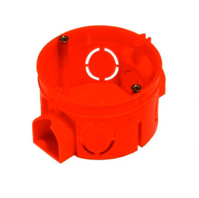 Коробка монтажная 1-ая для сплошных стен d=68 глубина 42 мм (возможность стыковки) Hegel Hegel  КУ1101